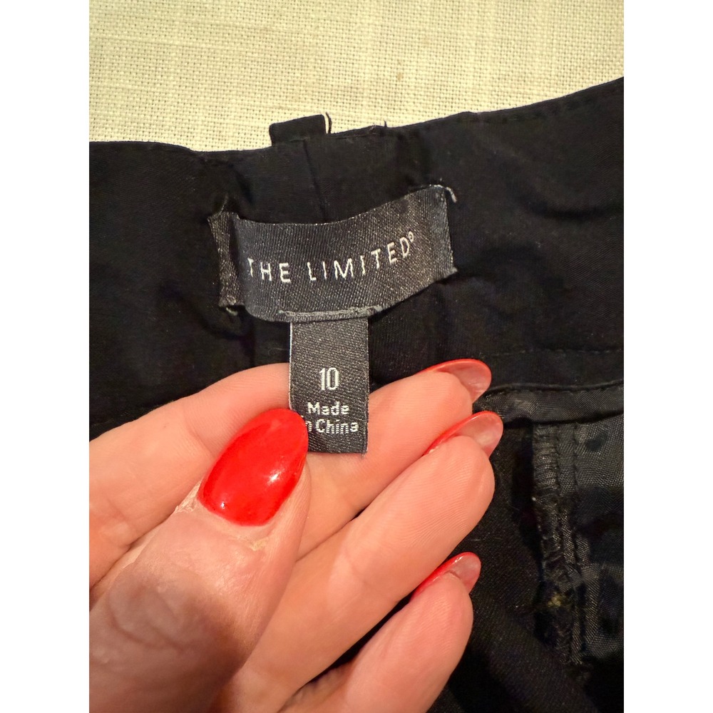 The Limited Black Career Pants Size 10 Bootcut Stretch Dress Office - Picture 5 of 9